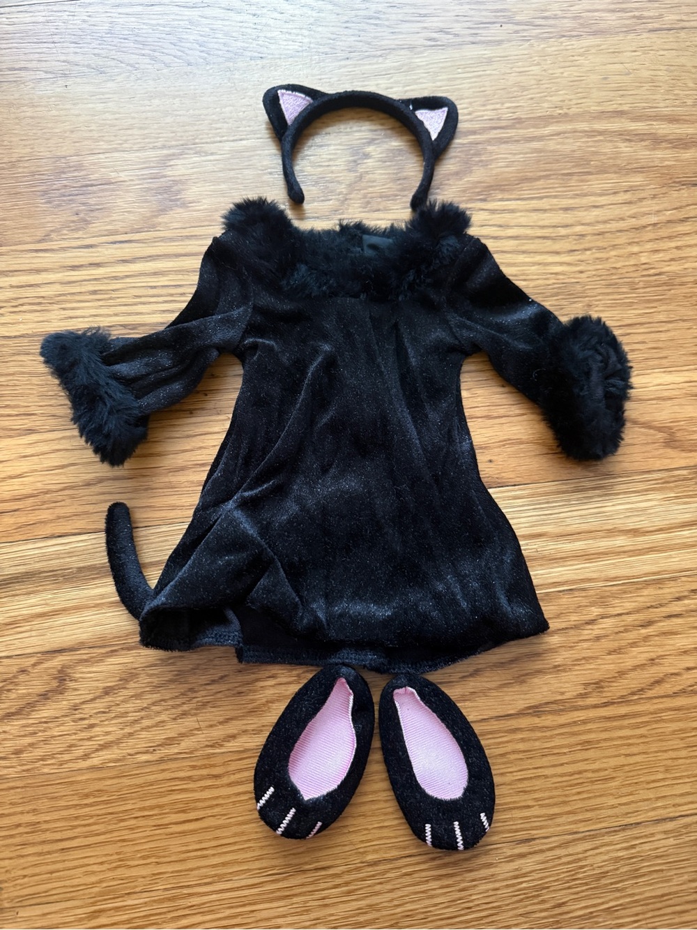 American Girl black kitty cat doll costume